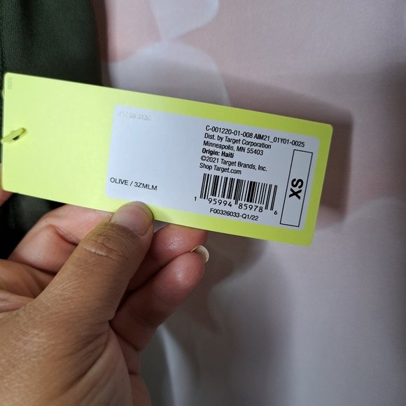 NWT All In Motion Simplicity Twist High Rise Leggings in Olive Green - Picture 5 of 10